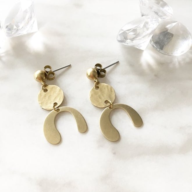 Vardi - Tessa Earrings Brass