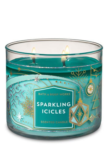 Bath & orders Body Works Baby It's Cold Outside Sparkling Icicles Candle 2013 Set VHTF