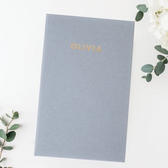 Typologie Paper Co. Personalized Linen Hardcover Journal
