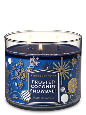 Frosted Coconut Snowball 3-Wick Candle