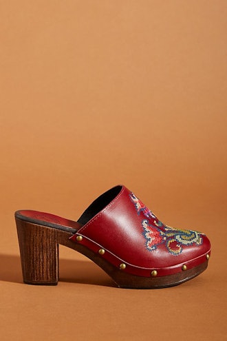 Embroidered Clogs