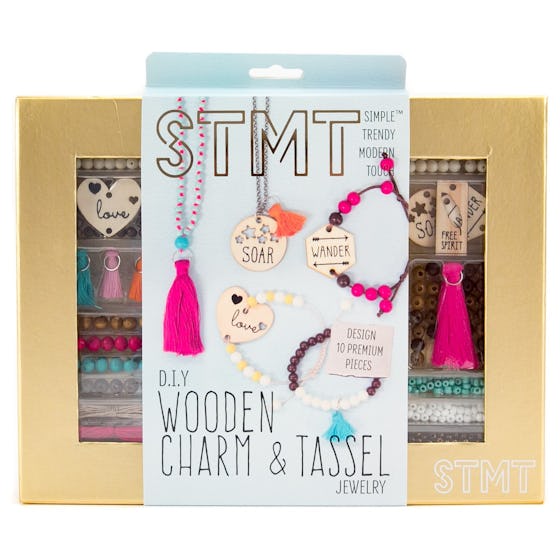 D.I.Y. Wooden Charm Tassel Jewelry Kit (14+)