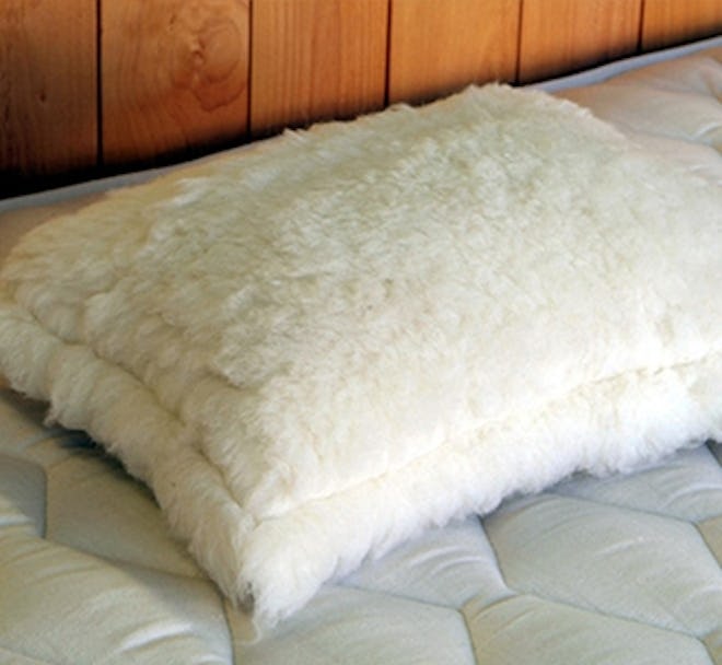 Holy Lamb Eco-Wool Fleece Throw Pillow