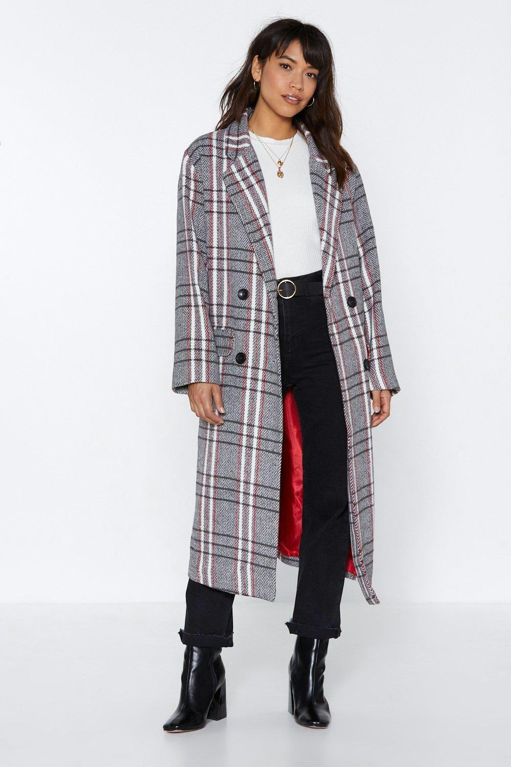 plaid coats 2018