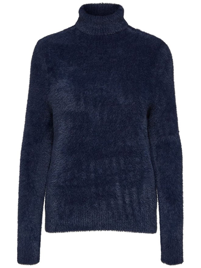 Fluffy Roll Neck Jumper