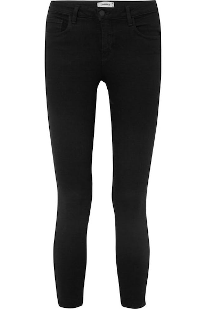 Mazzy Cropped Low-Rise Skinny Jeans