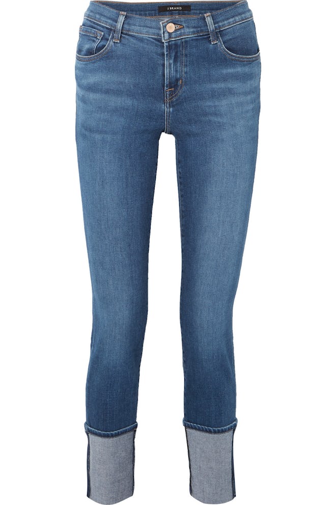 Maude Mid-Rise Slim-Leg Jeans