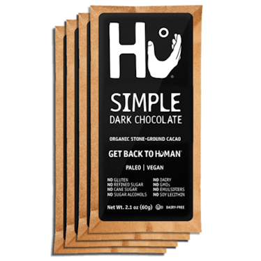 Hu Kitchen Pack of 4 Simple Dark Chocolate Bars