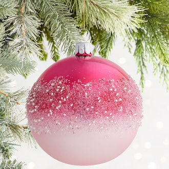 Olde World Pink Ombre Ornament
