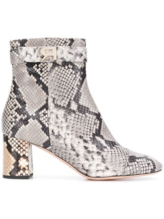 Snakeskin Ankle Boots