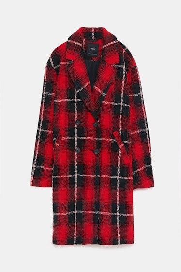 PLAID COAT