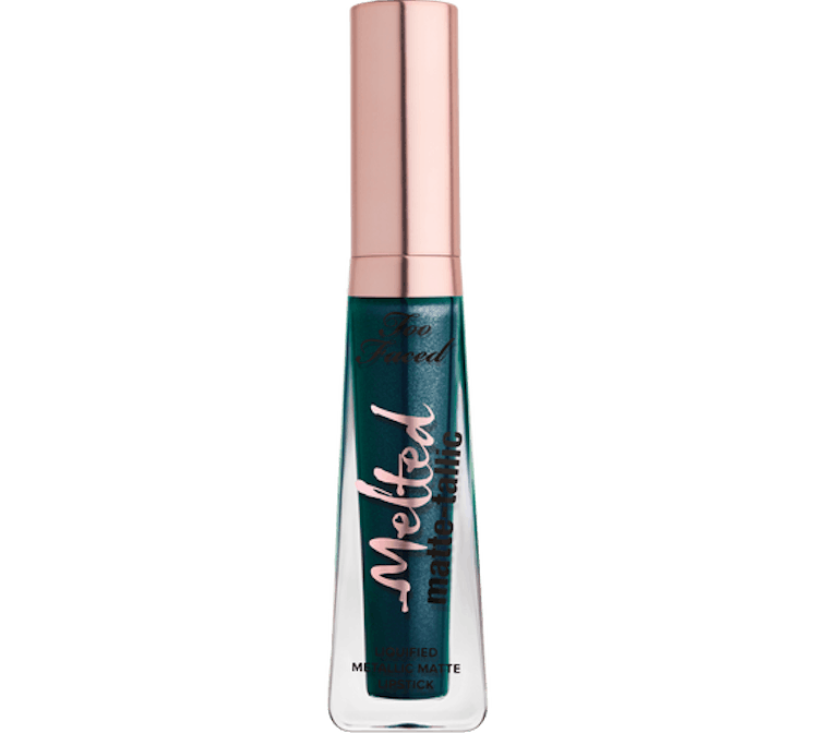 Melted Matte-Tallic Liquified Metallic Matte Lipstick in "The Real Teal"
