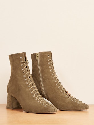 By Far X Reformation Becca Boot In Olive