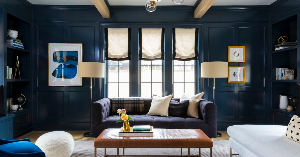 Picking An Accent Wall Color For Your Living Room Is Easier Than You Think Just Ask These Interior Designers - How To Choose Accent Wall Living Room