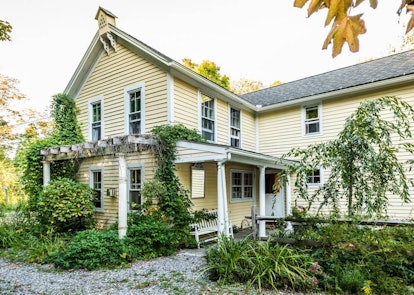 This yellow farmhouse in Litchfield will make you feel like you're at Lorelai's home.
