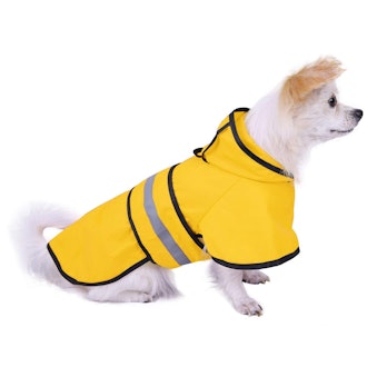 HDE Dog Raincoat Hooded Slicker Poncho