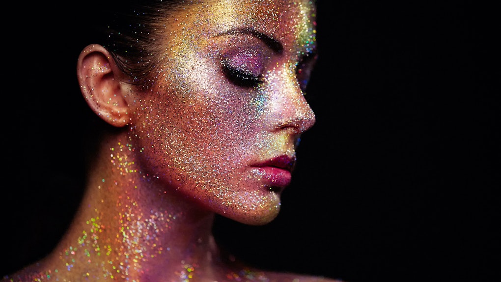35 Captions For Glitter Makeup That Sparkle Just As Much As Your Eyeshadow