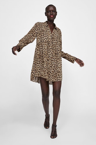 11 Leopard Print Zara Dresses, Skirts, & More New Pieces Under $50 To Shop  From The Latest Arrivals