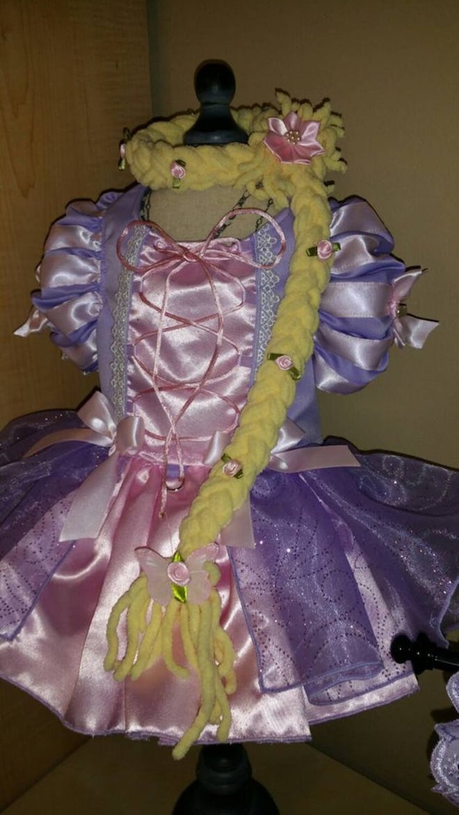Rapunzel Dog Costume