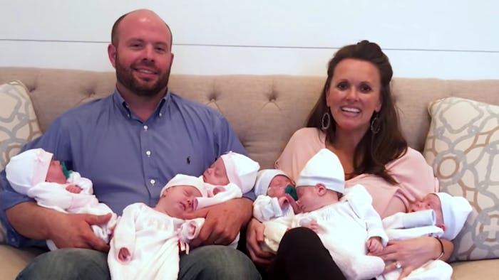 The Waldrop Family from TLC's "Sweet Home Sextuplets"