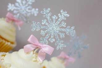 Snowflake Cupcake Topper