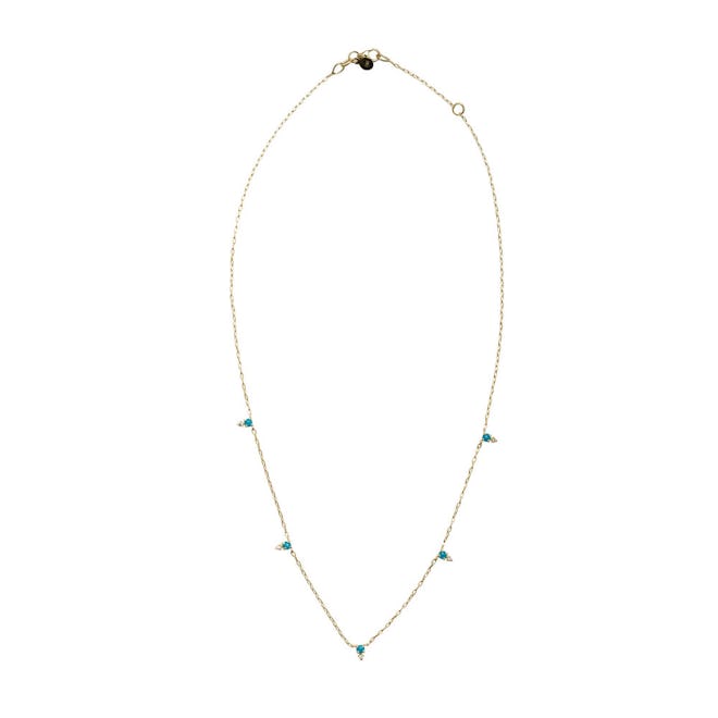 Devere Turquoise and Diamond Necklace