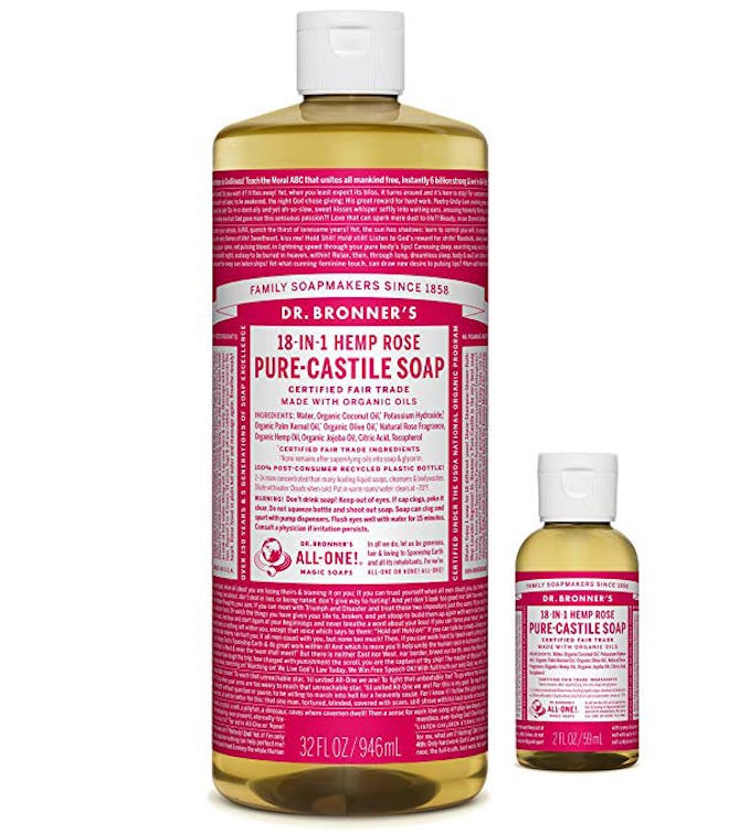 Dr. Bronner's Hemp Rose Pure-Castille Soap