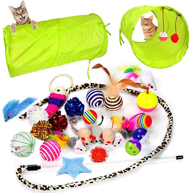 Youngever Cat Toys Assortment (24-Pack)