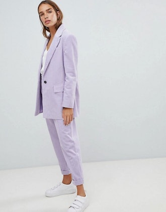 ASOS DESIGN Lilac Cord Suit 