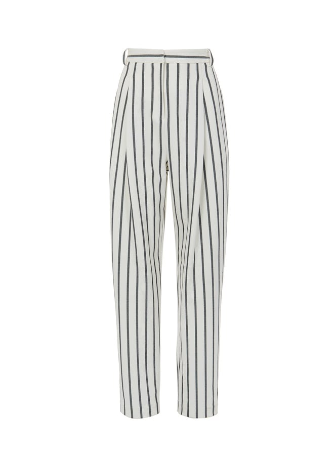 Lucci Stripe Sculpted Pleat Pants