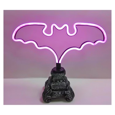 Halloween Light Up Bat Table Decor Purple