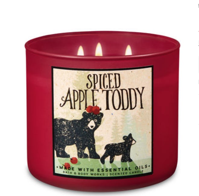 Bath & Body Works, Spiced Apple Toddy 3 Wick Candle