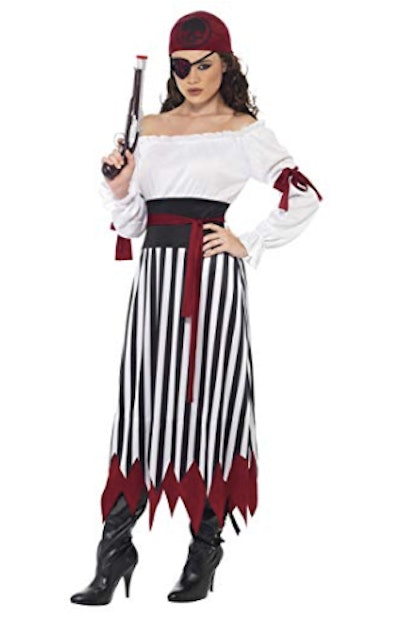 Smiffy's Women's Pirate Lady Costume Dress 