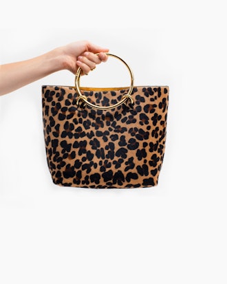 Janis Studios Darka Bag in Leopard Print Size Big