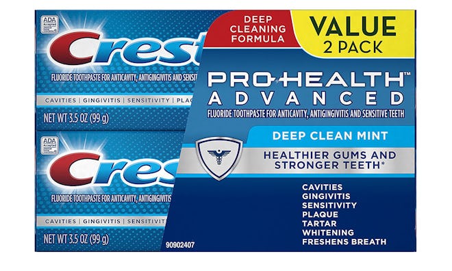 Crest Pro-Health Advanced Deep Clean Mint Toothpaste, 3.5 oz (2-Pack)
