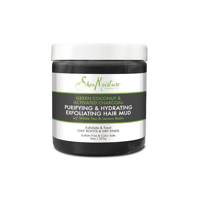 Green Coconut & Activated Charcoal Exfoliating Hair Mud