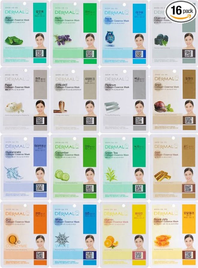 Dermal Korea Collagen Essence Full Face Facial Mask Sheet