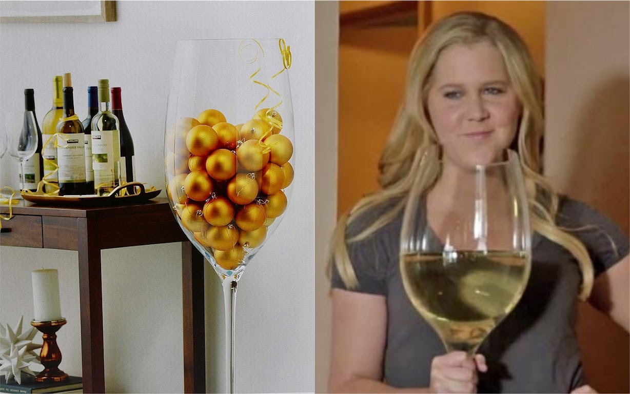Costco S Four Foot Fall Decorative Wine Glass Has Gotten A Lot Of Shoppers Attention This Season