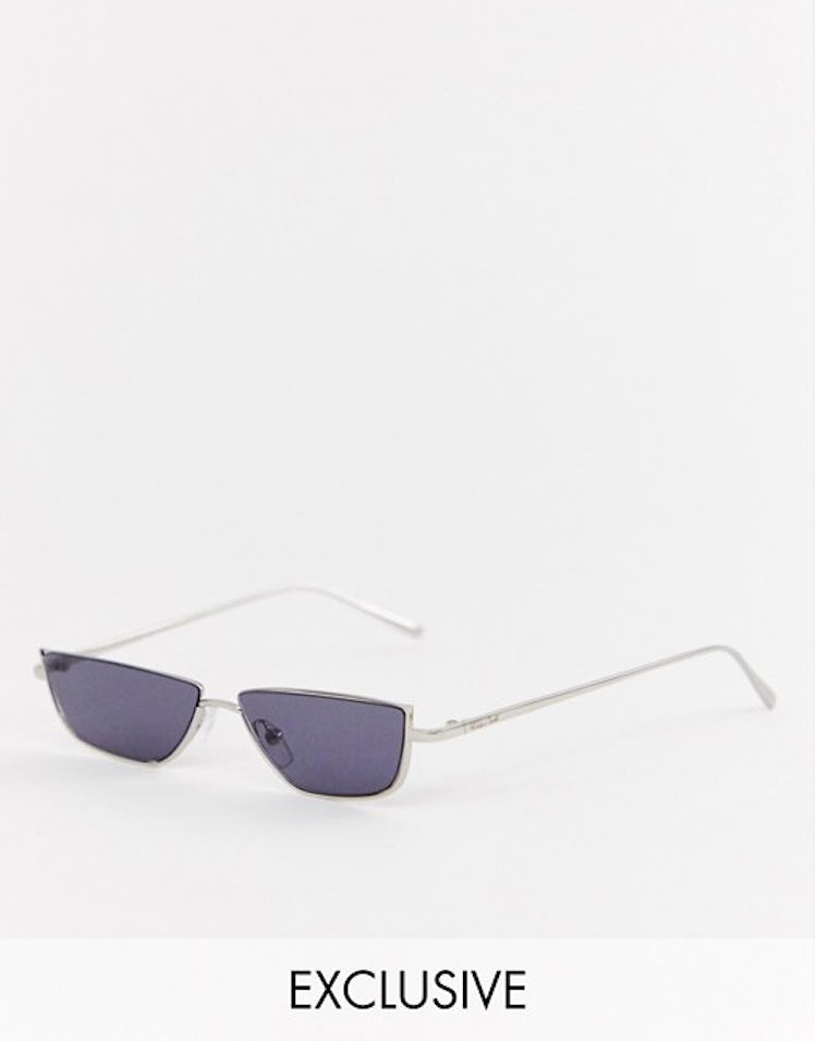 ASOS DESIGN x LaQuan Smith narrow lens sunglasses