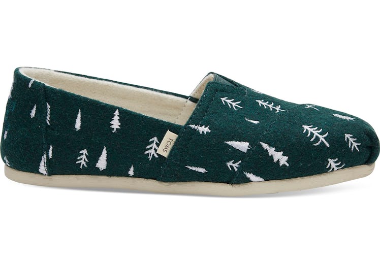 Spruce Felt Trees Embroidered Women's Classics