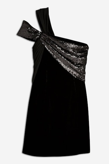 Velvet and Sequin Dress by Topshop x Halpern