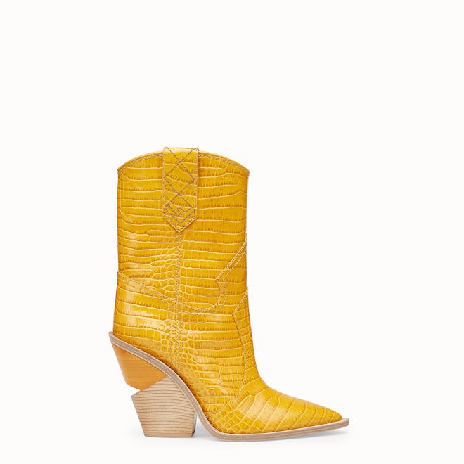 Yellow Ankle Boots