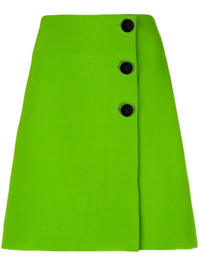 Neon Green Skirt 