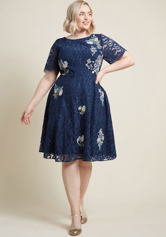 Always Lovely Lace A-Line Dress
