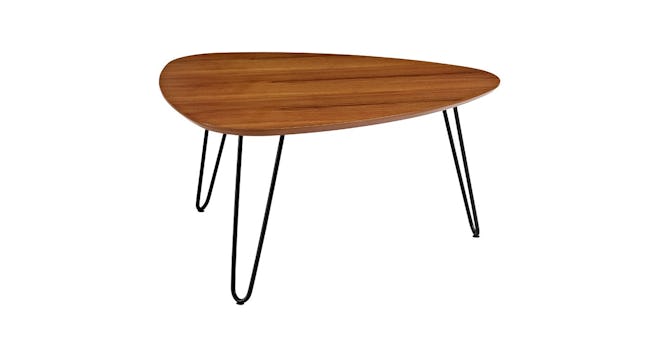 32" Hairpin Leg Wood Coffee Table - Walnut - Saracina Home