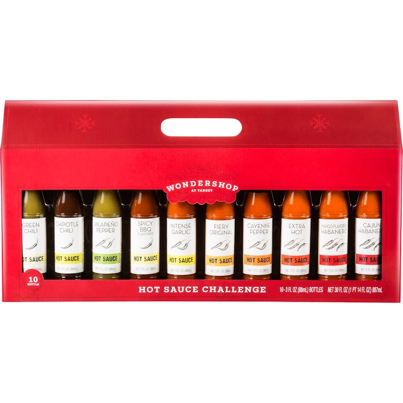 Target's Hot Sauce Challenge Gift Set Bestows 10 Tiny Bottles Of Hot Sauce  On Spice Lovers