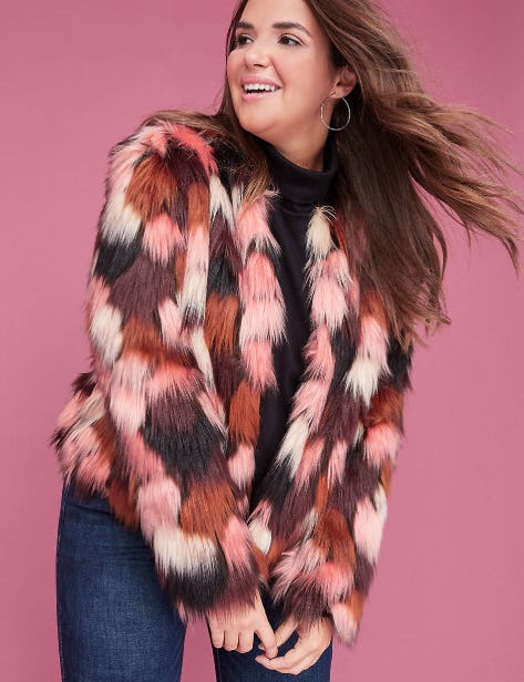 Lane bryant faux outlet fur coats