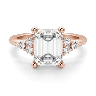 Muse 2.62 Carat Emerald Cut Engagement Ring