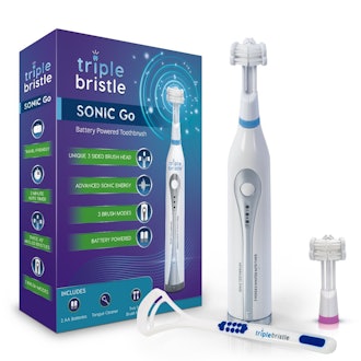 Triple Bristle Go Travel Sonic Toothbrush