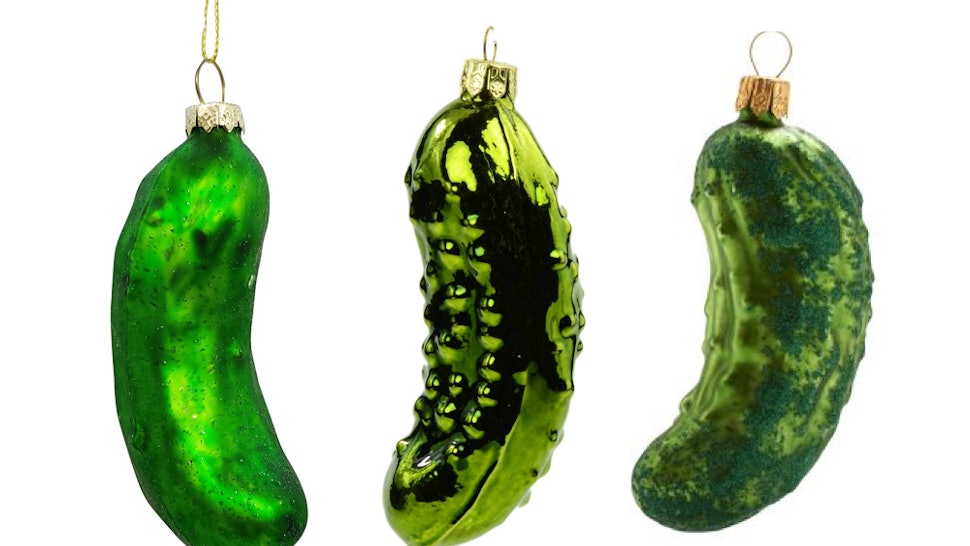 Christmas Pickle Or Weihnachtsgurke Is The Adorable Fermented Holiday